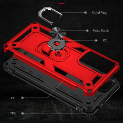 Чохол для смартфона Cosmic Robot Ring for Xiaomi Redmi Note 11/Note 11S Red (RobotXRN11Red) - изображение 6