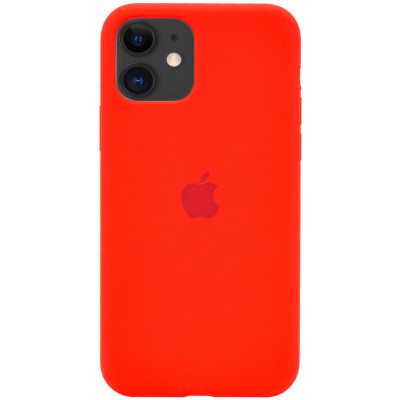 Чохол для смартфона Silicone Full Case AA Open Cam for Apple iPhone 11 кругл 11,Red - изображение 1
