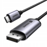 Кабель UGREEN CM556 USB-C to DisplayPort 8K Cable 1m(UGR-25157) (Колір 7073), Атикул k50178 |  купить на VILKI.NET - фото № 1