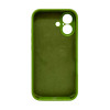 Чохол для смартфона Silicone Full Case AA Camera Protect for Apple iPhone 16 29,Army Green (Army-Green)- № 3