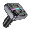 АЗП з FM-модулятором BOROFONE BC50  Ascenso PD20W+QC3.0 car BT FM transmitter Black (7073)- № 3