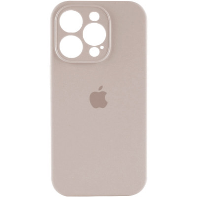 Чохол для смартфона Silicone Full Case AA Camera Protect for Apple iPhone 15 Pro Max 9,Antique White - изображение 1