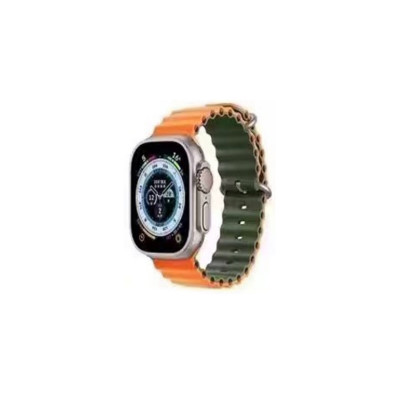 Ремінець для годинника Apple Watch Ocean two-tone 42/44/45/49mm 23.Orange-Khaki (Ocean42-23.Orange-Khaki) - зображення 1
