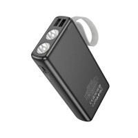 Зовнішній акумулятор HOCO J129A Nature flashlight power bank(20000mAh) Black (Цвет 7073), Атикул k55675 |  купить на VILKI.NET - фото № 1