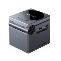 Бездротовий зарядний пристрій ACEFAST E18 Rubik's Cube 3-in-1 wireless charging holder Metal Gray (Цвет Metal Gray) - фото № 5