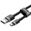 Кабель Baseus Cafule Cable USB For Micro 1.5A 2m Gray+Black (Темно-серый)- № 2