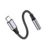 Перехідник BOROFONE BV16 Type-C to 3.5mm digital audio converter Metal Gray (Metal Gray)- № 3