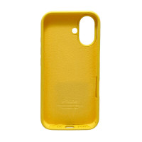 Чохол для смартфона Silicone Full Case AA Open Cam for Apple iPhone 16 4,Yellow (Цвет 30797) - фото № 3