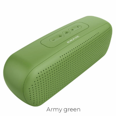 Портативна колонка BOROFONE BR11 Sapient sports wireless speaker Army Green - зображення 1