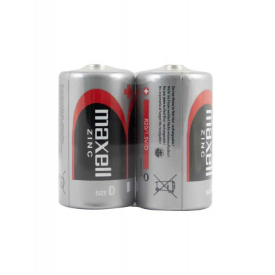 Батарейка MAXELL R20 2PK SHRINK (GD) 04 2шт (M-774402.00.EU) (4902580151171) - изображение 1