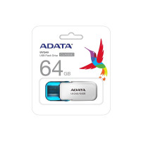 Флеш-накопичувач ADATA USB 2.0 AUV 240 64Gb White (Колір Белый) - фото № 3