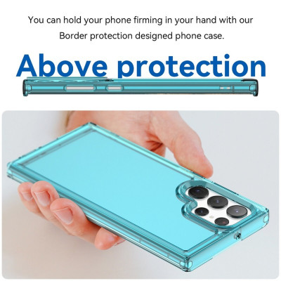 Чохол для смартфона Cosmic Clear Color 2 mm for Samsung Galaxy S23 Ultra Transparent Blue (ClearColorS23UTrBlue) - зображення 4