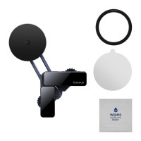 Автотримач для телефона Baseus MaxView Magnetic Car Mount for In-Vehicle Infotainment Screen Space Grey (Колір Space-Gray) - фото № 7