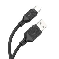 Кабель HOCO X90 Cool silicone charging data cable for Type-C Black (Цвет 7073) - фото № 3
