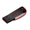 Флеш-накопичувач SanDisk USB 2.0 Cruzer Blade 64Gb Black/Red (Черный)- № 3