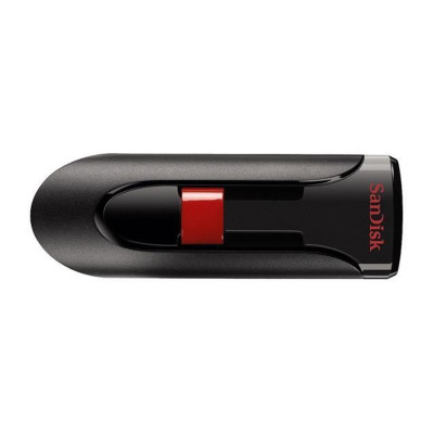 Flash SanDisk USB 2.0 Cruzer Glide 32Gb Black/Red - зображення 1