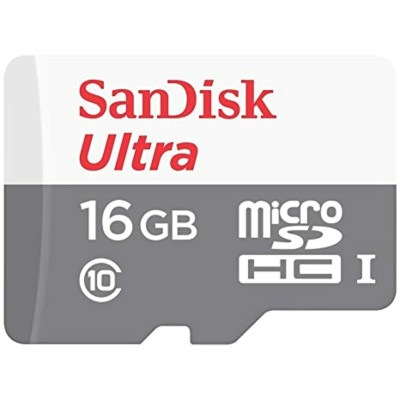 microSDHC (UHS-1) SanDisk Ultra 16Gb class 10 (48Mb/s) (adapter SD) - изображение 2