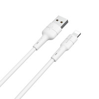 Кабель BOROFONE BX30 USB to iP 2.4A, 1m, silicone, TPE connectors, White (Колір 7068), Атикул k13768 |  купить на VILKI.NET - фото № 1