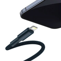 Кабель Baseus High Density Braided Fast Charging Data Cable Type-C to iP PD 20W 1m Blue (Колір Синий) - фото № 5