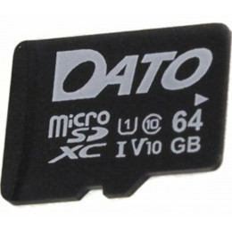 microSDXC (UHS-1) DATO 64Gb class 10 (adapter SD)