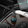 Автомобільний зарядний пристрій BOROFONE BZ19 Wisdom dual port car charger set(Type-C) Sapphire Blue (BZ19CSU) - зображення 3