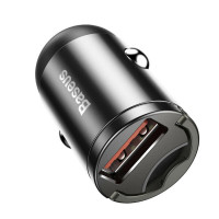 Автомобільний зарядний пристрій Baseus Tiny Star Mini Quick Charge Car Charger USB Port 30W Gray (Цвет Gray) - фото № 3