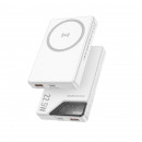 Зовнішній акумулятор BOROFONE BJ49 Astute 22.5W+PD20W fully compatible magnetic power bank(10000mAh) White
