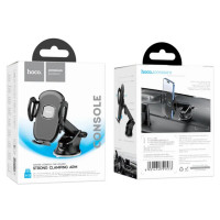 Автотримач для телефона HOCO H9 General car holder(center console) Black (Колір Черный) - фото № 8