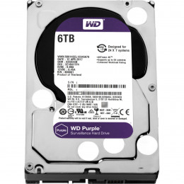 HDD Western Digital 3.5" Purple 6TB 64MB, 5700 RPM, SATA 6 Gb/s