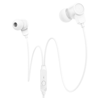 Навушники BOROFONE BM64 Goalant universal earphones with mic White - изображение 2