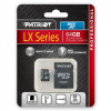 Карта пам'яті microSDXC (UHS-1) Patriot LX Series 64Gb class 10 (adapter SD) - № 2