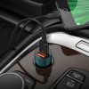 Автомобільний зарядний пристрій BOROFONE BZ19B Wisdom 36W dual port QC3.0 car charger Sapphire Blue (BZ19BCSU) - зображення 3