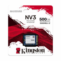 Накопичувач SSD M.2 Kingston NV3 500GB NVMe 2230 PCIe 4.0 x4 3D NAND (Цвет Синий) - фото № 2