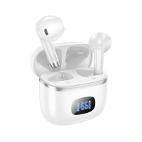 Бездротові навушники HOCO EQ1 Music guide true wireless BT headset White (Цвет Белый) - фото № 2