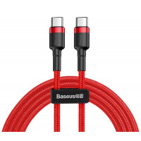 Кабель Baseus Cafule USB Cable Type-C-Type-C 3A 1m Red (Цвет 7070) - фото № 3