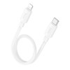 Кабель HOCO X96 Hyper PD charging data cable iP (L=0.25M) White k57166 - № 1 Кабель HOCO X96 Hyper PD charging data cable iP (L=0.25M) White (White) Hoco - № 1