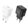Мережевий зарядний пристрій HOCO N32 Glory PD30W single port charger (EU) White (Білий)- № 4