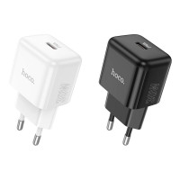 Мережевий зарядний пристрій HOCO N32 Glory PD30W single port charger (EU) White (Колір Білий) - фото № 4