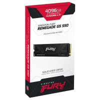 Накопичувач SSD M.2 Kingston FURY Renegade G5 4TB 2280 NVMe PCIe Gen 5.0 x4 3D TLC (Колір Black) - фото № 2