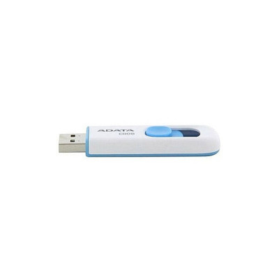 Flash A-DATA USB 2.0 C008 32Gb White/Blue (AC008-32G-RWE) - зображення 3