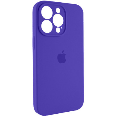 Чохол для смартфона Silicone Full Case AA Camera Protect for Apple iPhone 15 Pro Max 22,Dark Purple - изображение 2
