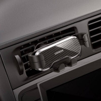 Автотримач для телефона UGREEN LP228 Gravity Drive Air Vent Car Mount Phone Holder Black (Колір Black) - фото № 4