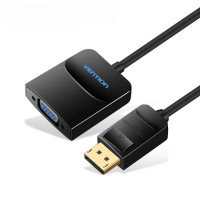 Перехідник Vention DP to VGA Converter 0.15M Black (HBFBB)
