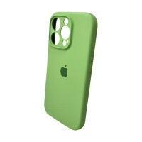 Чохол для смартфона Silicone Full Case AA Camera Protect for Apple iPhone 16 Pro 1,Mint (Колір Mint) - фото № 4