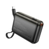 Зовнішній акумулятор HOCO J139 Hero 22.5W+PD20W fully compatible power bank(Type-C)(10000mAh) Black (7073)- № 3