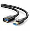 Подовжувач UGREEN US129 USB 3.0 Extension Male Cable 3m (Black) (UGR-30127)