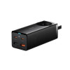 Мережевий зарядний пристрій Baseus GaN3 Pro Desktop Powerstrip AC+2U+2C 65W EU Black(Include：Baseus Xiaobai series fast charging Cable Type-C  to Type