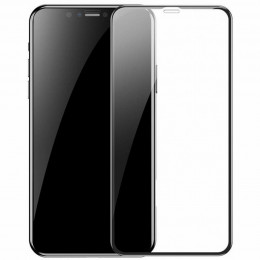 Захисне скло Baseus 0.23mm curved-screen tempered glass screen protector For iP XS Max 6.5inch Black