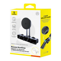 Автотримач для телефона Baseus MaxView Magnetic Car Mount for In-Vehicle Infotainment Screen Space Grey (Колір Space-Gray) - фото № 2