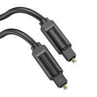 Аудіокабель Vention Optical Fiber Audio Cable 1.5M Black (BAEBG)